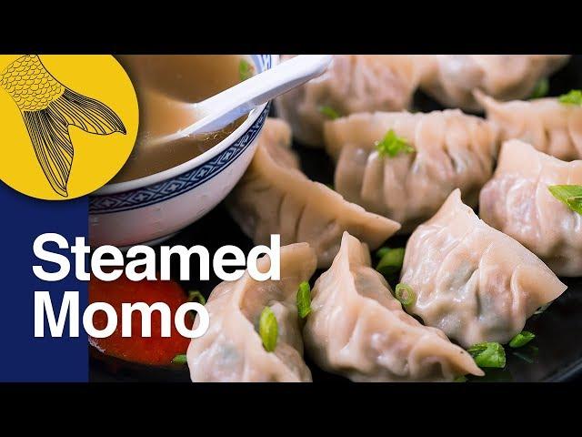 Momo Recipe: Steamed Pork Momo: Easy Pork Dumplings | Momo Recipe in Bengali