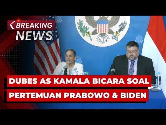 BREAKING NEWS - Konpers Dubes AS Kamala Shirin terkait Pertemuan Presiden Prabowo & Presiden Biden