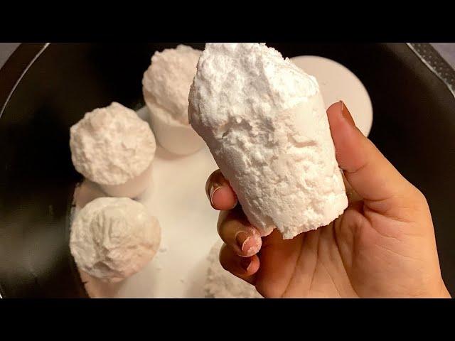 Asmr - satisfying - baking soda crush - 2 videos