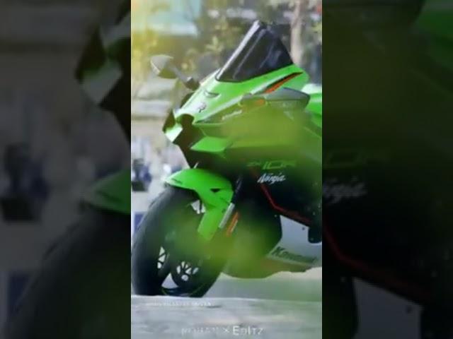 Kawasaki Ninja Zx10r bikeStatus in ROHAN x EDITZ.... #Shorts #Kawasaki.....