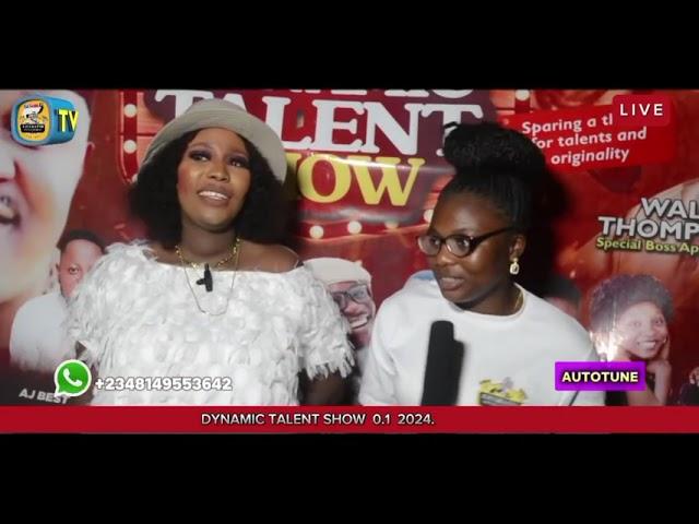 Live on red carpet at Dynamic Talent Show 0.1 Hosted by Amb Segun Nabi Today's 29th (Thurs) Aug 2024