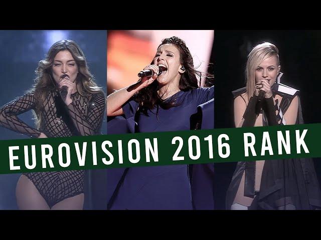 Eurovision 2016: MY TOP 42 (with Comments!)