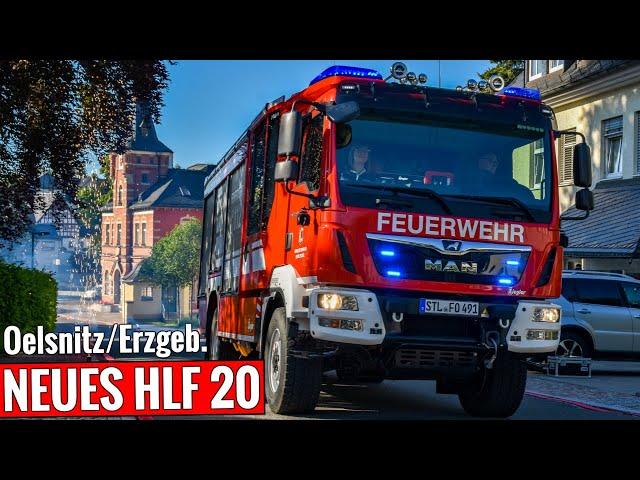 [NEUE Z-CAB] Neues HLF 20 für Bergbaustadt Oelsnitz/Erzgeb.