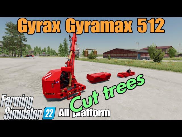 Gyrax Gyramax 512 / FS22 mod for all platforms