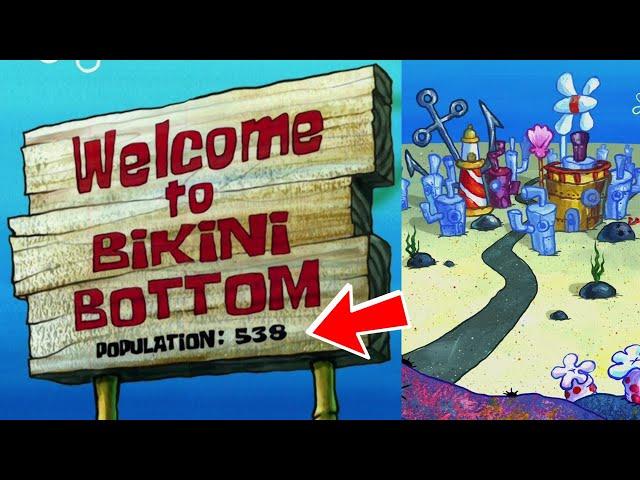 What can you find in Bikini Bottom?