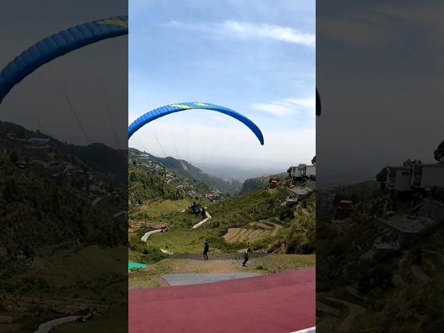 Mussoorie ka Bhatta Falls || Paragliding in Mussoorie || Part 1|| #shorts #paragliding