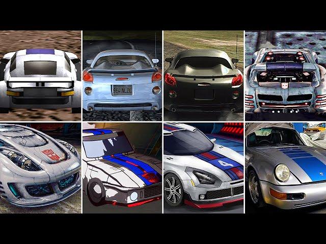 Evolution of Jazz Car in Transformers Games (2003 - 2024)