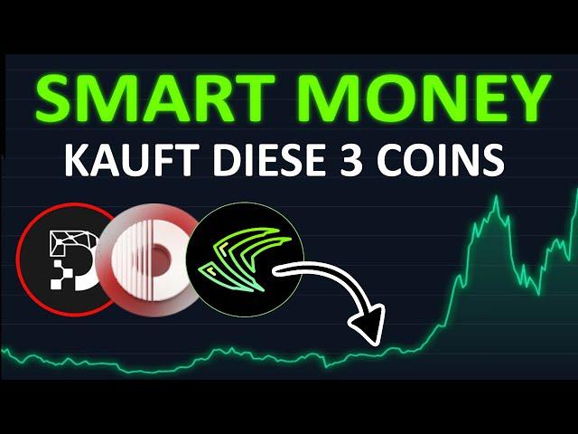 SMART MONEY Kauft jetzt diese 3 Kryptos