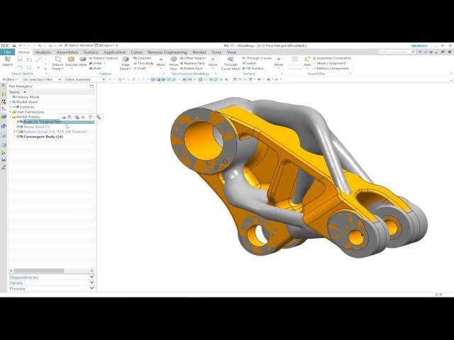 NX 11 - nowości - Convergent Modelling and 3D Printing with VO 1920 x 1080