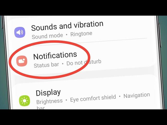 Samsung Mobile Full Notification Setting | On And Off App Notification Hide Content