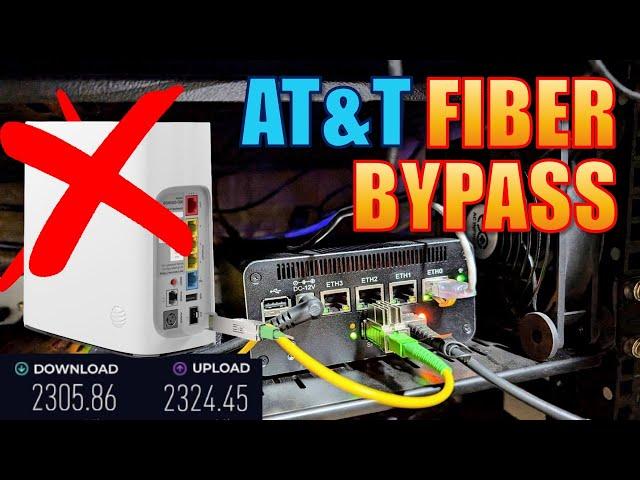 How To Bypass AT&T Fiber BGW320 w/ WAS-110 SFP+