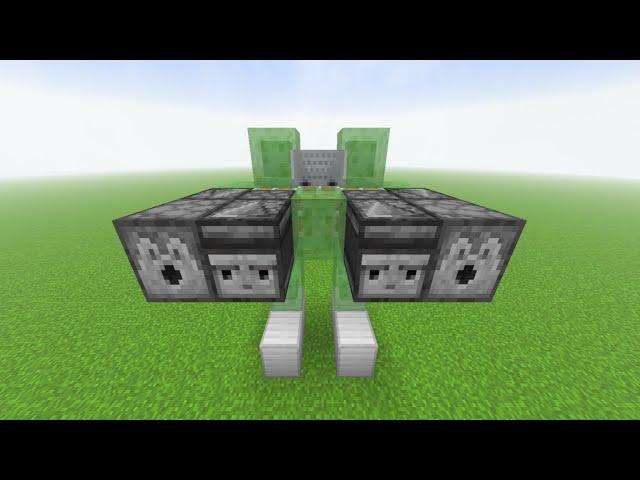 Simple Build Moving Robot | Minecraft Bedrock Tutorial