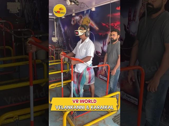 Funny virtual reality reaction #vrworld #trending #reels #viral #velankanni #karaikal #funny #shorts