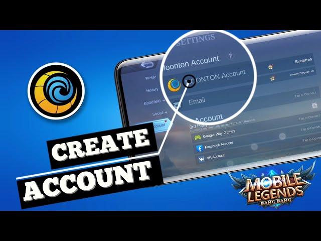 How To Create a New Mobile Legends Account | Sign Up Moonton Account in MLBB