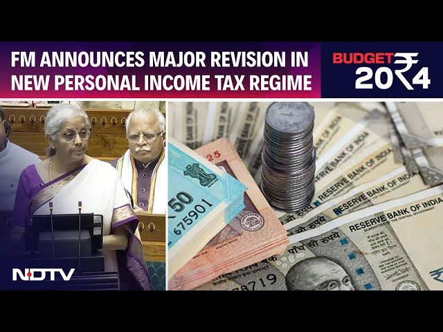 Budget Income Tax Slab | New Tax Regime Slabs Changed, Standard Deduction Revised To ₹75,000