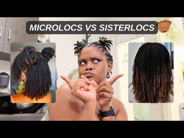 What’s the difference between microlocs and sisterlocs?