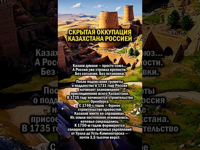 ОККУПАЦИЯ КАЗАХСТАНА РОССИЕЙ    #история #казахстан #россия