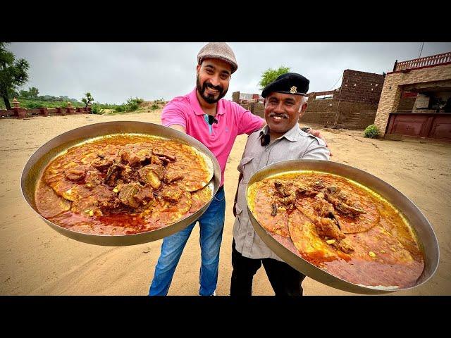 मथानिया गाँव की Original Jholiya Laal Maas Recipe पहली बार सिर्फ़ आपके लिये From SAFARI CAMP RESORT