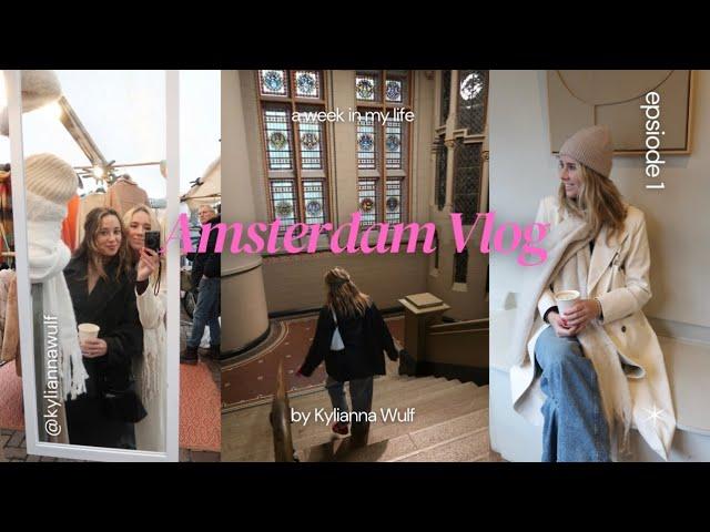 Amsterdam vlog: a week in my life traveling #vlog