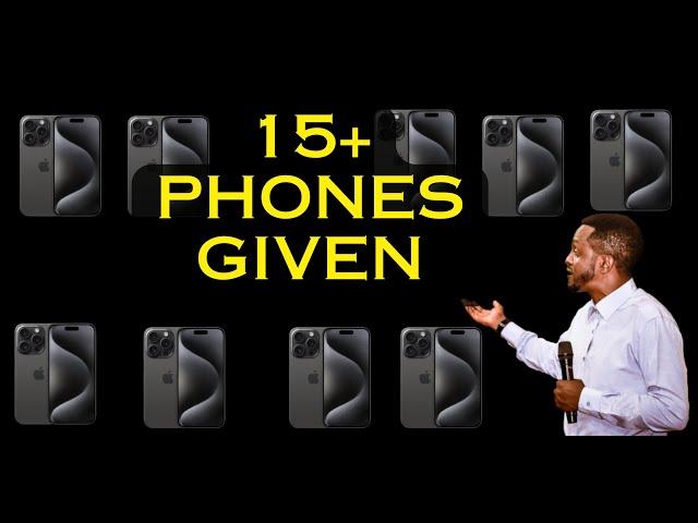 Teacher John CW Gifts 15+ Phones, Laptops, and a House  During  Live Recording Concert
