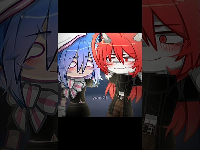 I'm taller than u! Ft:@itzmichell #gacha #gachayune #gachaclub #gachalunime #gachalife #yune #edit