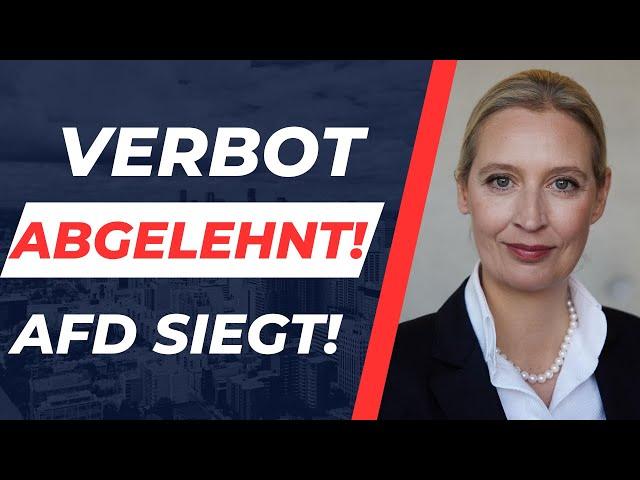 Breaking: Altparteien scheitern am AfD-Verbot – Faeser außer sich!