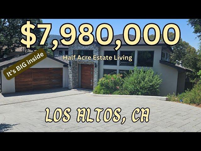 【中文字幕】【湾区豪宅辣评】 INSIDE A $7,980,000  IN LOS ALTOS, CA MANSION WITH EXECUTIVE LIVING | Luxury Style