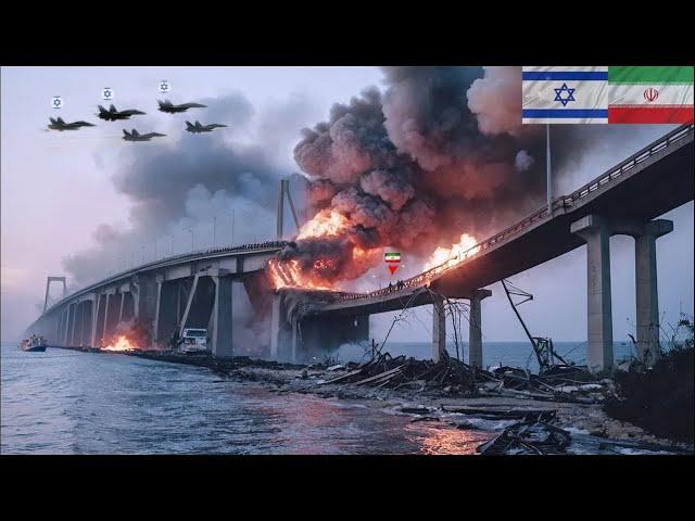 Genius Israeli Pilot F-35 Missile Blew Up the Tabiat Bridge in Tehran Iran City!