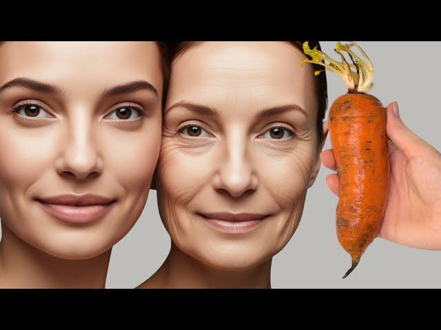 Carrots Erases all Wrinkles on the Face! 100 Year Old Recipe! TOP Recipes