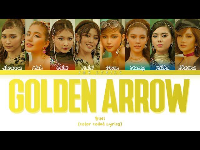 BINI - Golden Arrow Lyrics (Color Coded Lyrics)