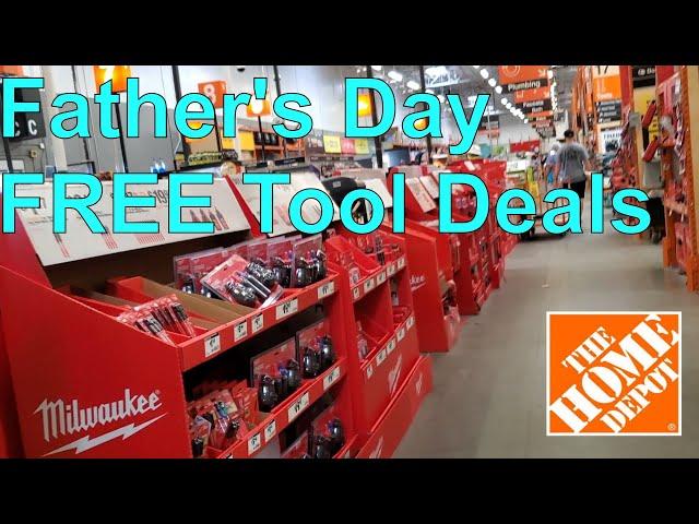 Father's Day FREE Tool Deals Shopping @ Home Depot