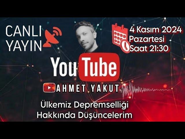 4 Kasım 2024 Ülkemiz Depremselliği Hakkında Düşüncelerim