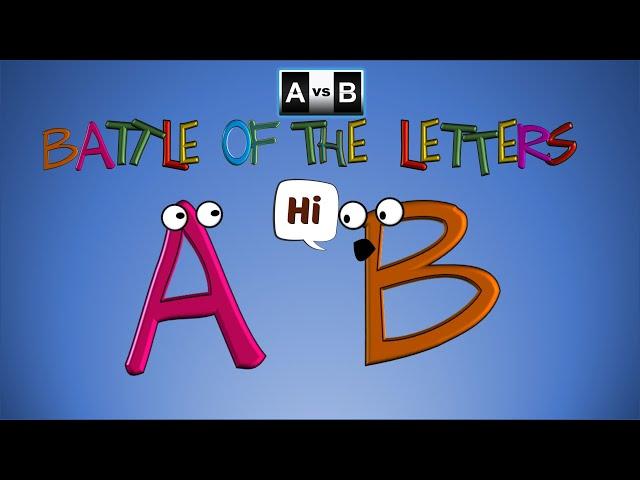 Alphabet | battle of the letters | A vs B | who will win :-)