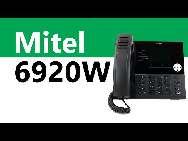 Mitel 6920W WiFi Equipped IP Phone - Product Overview