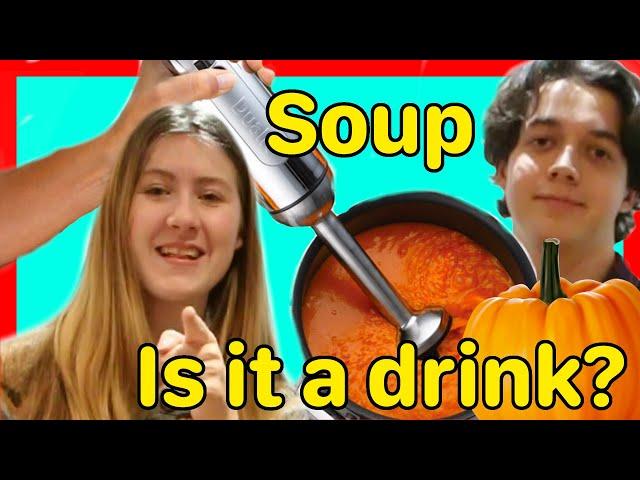 Pumpkin Soup - Jessi and Will Drink/Cook/Eat