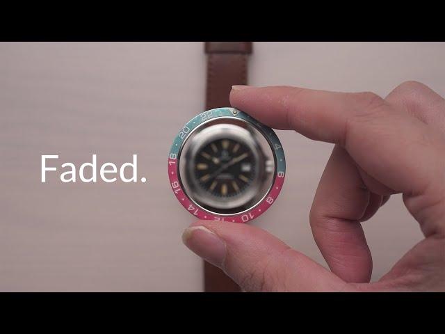 Putting Bezel Insert into Bleach - Watch Aging Guide #3