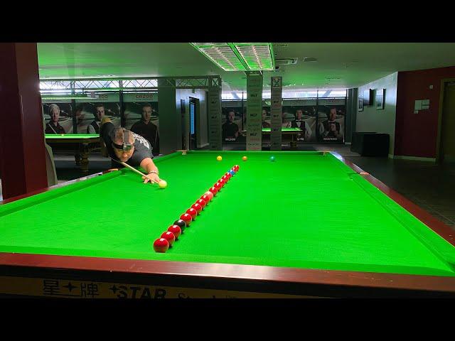 Snooker 2021 - Stephen Hendry full practise routine Go Pro POV