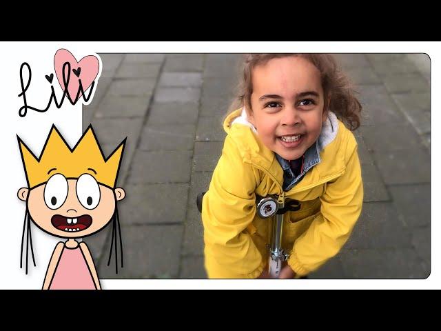 How to Ride a Kick SCOOTER for KIDS with Nina | Lili & KIDS Vlog #2