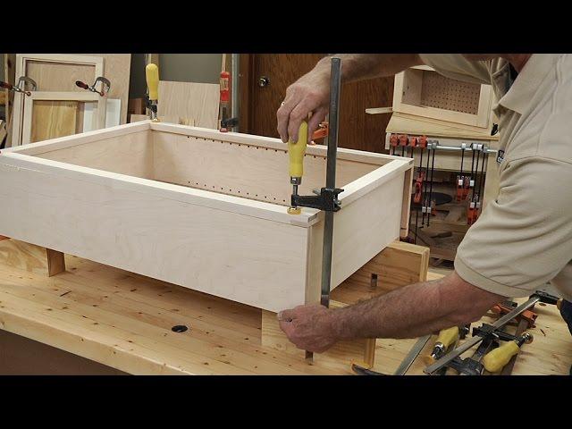 Gluing A Face Frame to a Case  |  Woodworkers Guild of America