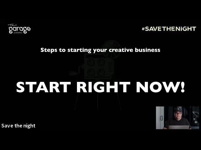 Creative Entrpreneurship Course with Steve Giralt of The Garage Learning