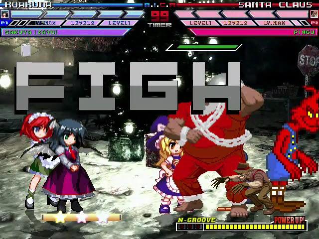 MUGEN Fight - Touhou vs. Christmas (Taking a break from doing requests)