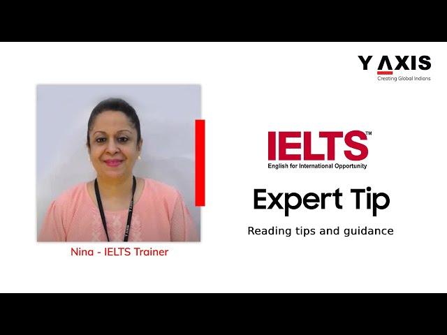 IELTS Coaching - Reading tips and guidance