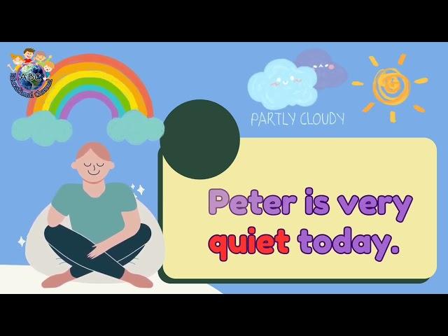 Reading Practice Using Adjectives for Kids | English Grammar| English Reading | English Grammar|
