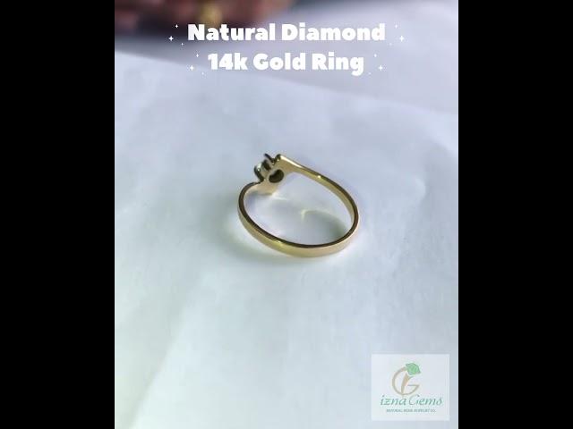 Grace & sophistication meet in this exquisite 14K yellow gold ring #diamond #jewellery #ring #gems