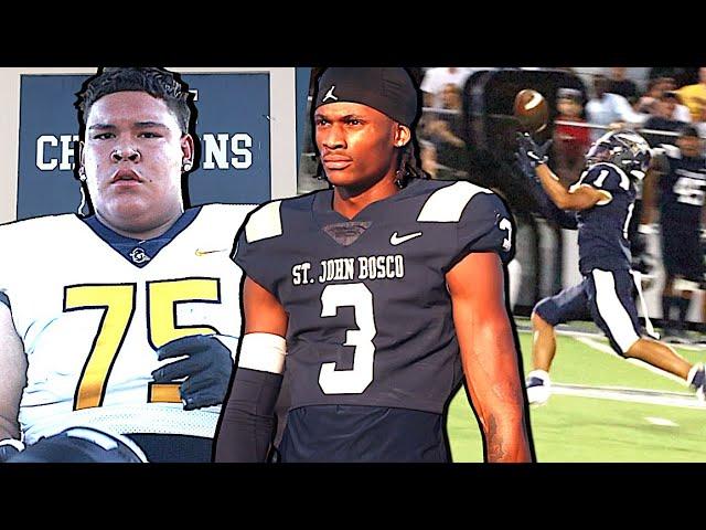   St John Bosco DROPPED 70+ vs Eastwood H.S from Texas | California v Texas H.S Football.