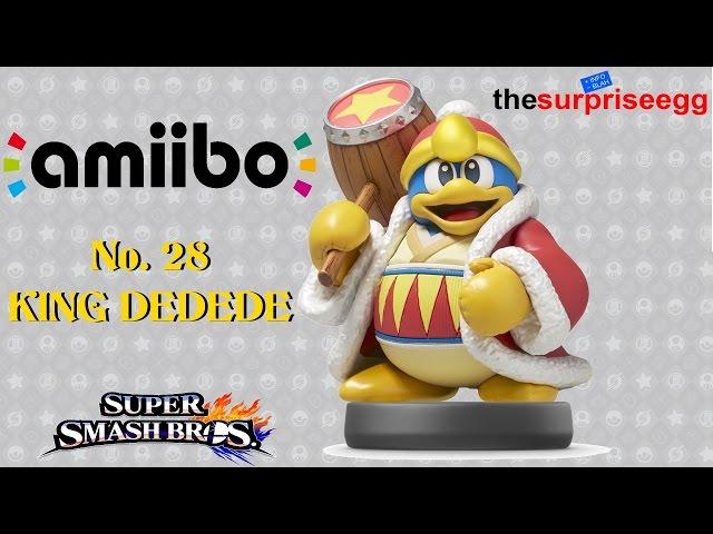 UNBOXING Amiibo KING DEDEDE Figure No. 28 Super Smash Bros. Wii U 3DS Nintendo