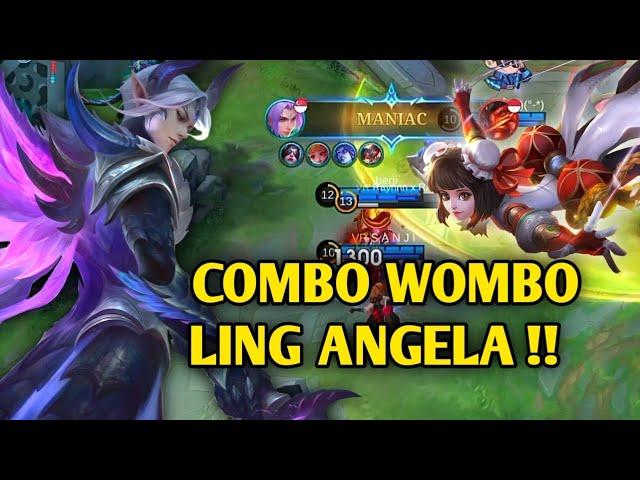 KESERUANN COMBO WOMBO JUMBO LING ANGELAA!! - Mobile Legends