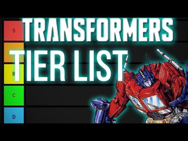 Every Transformers Cartoon Tier List