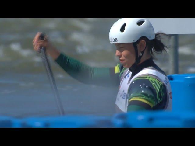 Ana Satila, Brazil, Canoe Slalom Semi Final / 2024 ICF Canoe Slalom World Cup Krakow Poland