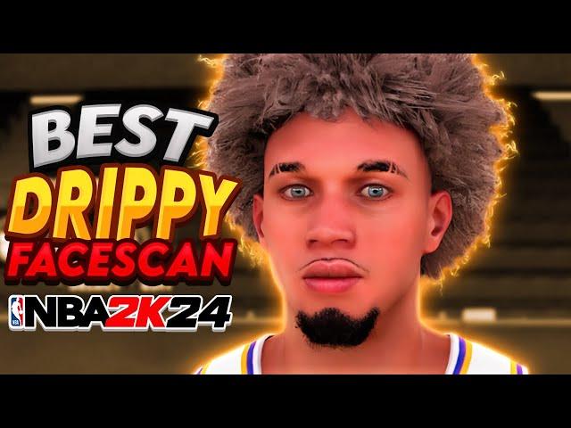 BEST DRIPPY FACESCAN IN NBA 2K24 | COMP FACE CREATION